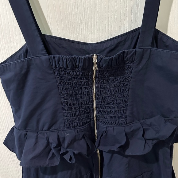 SEA NEW YORK Navy Blue O'Keefe Quilted Corset Jumpsuit - Picture 13 of 13